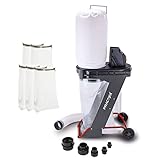 Practixx Absauganlage PX-AS-550 Absaugung Werkstattsauger | 5 Spänesäcke & 4 Adapter |...