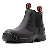 KAM-LITE Sicherheitsschuhe Herren S3 rutschfest Leder Sicherheitsstiefel...