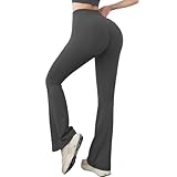Neteson Yogahose Damen Lang Leggings Flared Damen High Waist Booucut Schlaghose...