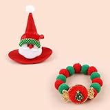 Haustier-Weihnachtsschleife, verstellbares Halloween-Kostüm, Hundehüte mit Glöckchen,...