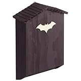 Navaris Fledermaushaus - Fledermauskasten aus Holz - Fledermaus Nistkasten -...