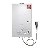 TABODD 36KW 18L Tragbarer Gas Durchlauferhitzer Propangas Campingdusche für...