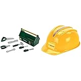 Theo Klein 8573 Bosch Werkzeug-Box I 7-teiliges Werkzeug-Set I Stabile Box mit...