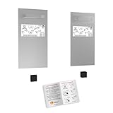 Spiegel Aufhänger Set L - inkl. 2 200x100 mm Spiegelaufhänger Spiegelhalter...