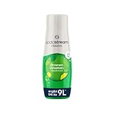 SodaStream Sirup Zitrone-Limette, 1x Flasche ergibt 9 Liter Fertiggetränk,...