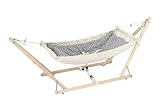 AMAZONAS Koala Babyhängematte Royal-Set 2-in-1 mit Holzgestell & Inlay TÜV-geprüft, 0-9...