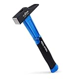 REAL STEEL Schreinerhammer, 20mm Zimmermannshammer Fiberglasstiel Hammer mit TPR-Griff,...