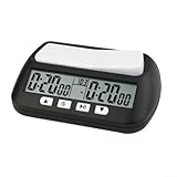 Digitale Schachuhr Timer Brettspielzähler mit großen Tasten 3 in 1...