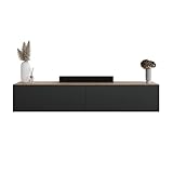 Planetmöbel TV-Schrank, Fernsehtisch 160 cm lang, TV-Board hängend oder stehend,...