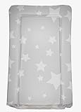 KATY Deluxe Baby Unisex Wickelunterlage mit erhöhten Kanten, wasserdicht, abwischbar,...