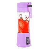 USB Standmixer Mixer Smoothie Maker to Go,380 ml Fresh Juice Mixer Flasche mit 2000 mAh...