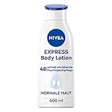 NIVEA Express Body Lotion (400 ml), leichte, schnell einziehende Körperlotion,...