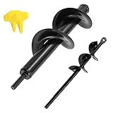 JAPCHET 2-teiliges Schlangenbohrer-Set, 10x30 cm, 4x22 cm, Gartenbohrer, Spirallochbagger,...