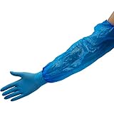 ARNOMED CPE Ärmelschoner Blau, Unterarmschutz mit Gummizug an beiden...