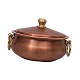 Perfeclan Kupfertopf, Kochgeschirr mit Deckel, Bratpfanne, Kupferkochtopf im...