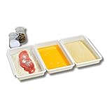 3PAGEN® Panier-Set 3-teilig, Panierschalen Set mit 3 Stück, Schalen zum Panieren 27 x 16...