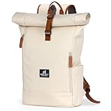 MOCLOLY Rolltop Rucksack Damen - Wasserdicht Rollrucksack - Mit Laptopfach Klein...