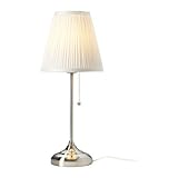IKEA ÅRSTID Tischleuchte, vernickelt, Weiß