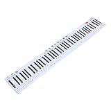Abaodam 1 x Keyboard-Übungsanleitung für Musiknoten, Aufkleber für Anfänger und...