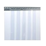 PVC-Streifenvorhang Industrie-Streifenvorhang 3x300mm, BxH 1,50x2,50m,...