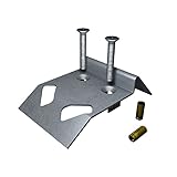 Pollmann®Baubeschläge Auflaufstütze zum Aufdübeln, feuerverzinkt