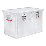 STIER Alubox, Aluminiumbox 65L, Staub- und spritzwasserresistent mit...