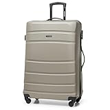 WITTCHEN Großer Koffer Trolley Reisekoffer aus ABS Hartschalenkoffer Trolley 4...