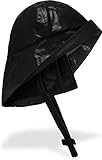 normani Südwester Regenhut 100% wasserdicht mit Kinnband Farbe Schwarz Größe...