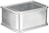 Kerbl Rechtecktrog (Farbe silber, Länge 45 cm, Breite 34 cm, Höhe 24 cm,...