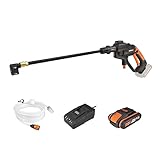 WORX WG620E Akku Hochdruckreiniger Hydroshot 20V – Mobiler Hochdruckreiniger...