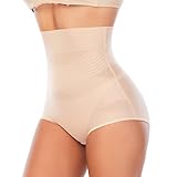 YARRCO Bauchweg Unterhose Damen Shapewear Miederhose Hohe Taille Miederslips Body Shaper...