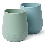 Trinklernbecher ab 6 monate aus Silikon, Tiny Cup, Seposeve 2er-Pack Kleine Trainings...
