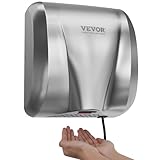 VEVOR Händetrockner 1300W Elektrischer Handtrockner 7-10s Trocknungszeit Kommerzieller...