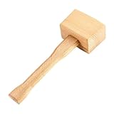 WNDUOKXH Kratzfester Holzhammer, der genau passt, mit Anti Rutsch Griff, massiver...