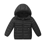 AEGJEGVD Daunenjacke Kinder Verdickte Warm Outdoorjacke Herbst Frühling Winter...