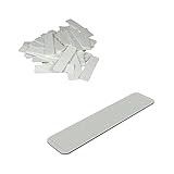 100 Stück Abstandshalter Kunststoff, Verglasungsklötze, 100mm x 24mm x 1mm-6mm,...