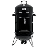 BBQ-Toro Räuchertonne Oak Ø 47 cm | Grilltonne, Räucherofen Holz, Smokertonne, 4in1...
