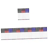 SHINEOFI 5 Sätze Trocken Abwischbarer Stift Schwarzer Radiergummi Markierungen Bretter...