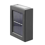 CUIKOSAER 6 / 8LED Solar Wandleuchte im Freien wasserdicht auf und ab Licht leuchtende...