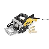 Varo PowerPlus POWX1310 Flachdübelfräse 900 Watt Schattenfügenfräse 100mm...
