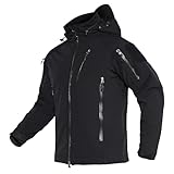 TACVASEN Herren Wandern Übergangsjacke Soft Shell Jacke Herrenjacke Outdoor...