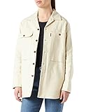G-STAR RAW Damen Boyfriend Overshirt, Beige (ecru D20490-C838-159), M