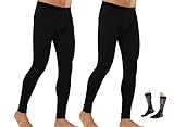 BOSPHORUS 2er Pack Herren Funktionsunterwäsche Unterhose Thermoaktiv...