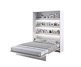 Schrankbett Bed Concept, Wandklappbett mit Lattenrost, V-Bett, Wandbett...