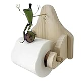 Kreativer, der Fahrrad Fährt, Toilettenpapierhalter Lustiger An der Wand Montierter...