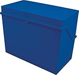 Helit H6214534 - Kleinkartei „the index“, DIN A5, quer, blau, 1 Stück