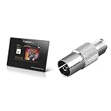 Albrecht DR53, DAB+/UKW Digitalradio-Tuner, 27251, mit 4'' Farbdisplay zum Anschluss an...