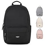LARKSON Schulrucksack Mädchen & Jungen Teenager Schwarz - No 3 - Rucksack Damen & Herren...