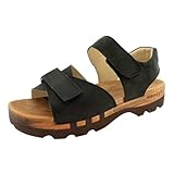 woody Herren Felix Clog Sandale, Nero, 50 EU
