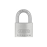 ABUS Vorhängeschloss Titalium 64TI/40 - 4er Set, gleichschließend -...